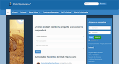 Desktop Screenshot of clubhipotecario.com.mx